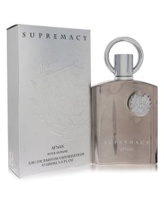 Afnan Supremacy Silver Eau De Parfum Spray - Fresh & Captivating - 3.4 oz