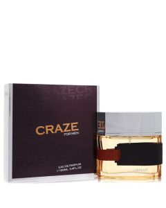 Armaf Craze Eau De Parfum Spray - 3.4 oz - Bold Scent for Men