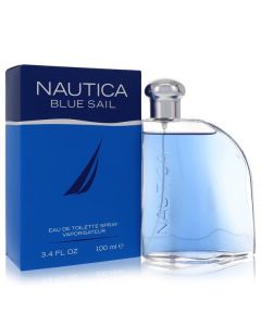 Nautica Blue Sail Eau De Toilette Spray for Men - 3.4 oz - Fresh & Invigorating Scent