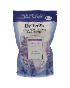 Dr Teal's Lavender Dream Bath Bombs: Relax & Renew - Five (5) 1.6 oz Bombs