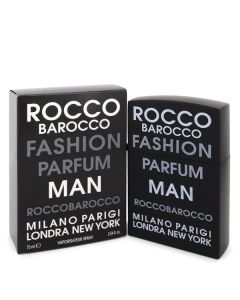 Roccobarocco Fashion Eau De Toilette Spray 2.54 fl oz - A Bold Signature Scent for Men