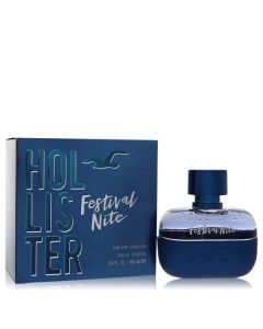 Hollister Festival Nite Eau De Toilette 3.4 oz - Bold & Mysterious for Men