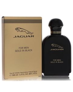 Jaguar Gold In Black Eau De Toilette Spray for Men - 3.4 fl oz
