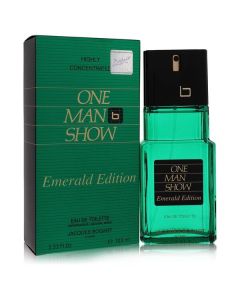Jacques Bogart One Man Show Emerald 3.4 oz Eau De Toilette Spray - Refreshing Scent for Men