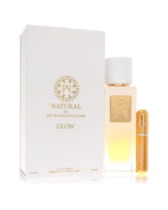 The Woods Collection Natural Glow Eau De Parfum Spray - Unisex - 3.4 oz with Refillable Mini