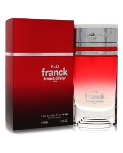 Franck Olivier Red Franck Eau De Toilette - Bold Scent for Men 2.5 oz