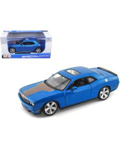 Maisto Challenger SRT8 - Electric Blue 1:24 Scale Diecast Car Model