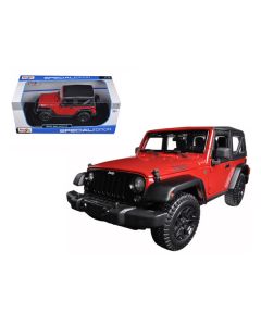 Maisto Jeep Wrangler Willys - Red - 1/18 Scale - Adventure Awaits