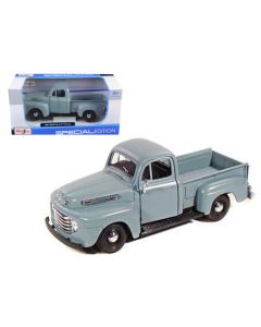 Maisto 1948 Ford F-1 Pickup Truck Gray Diecast Model 1/25 Scale - Classic Collectible