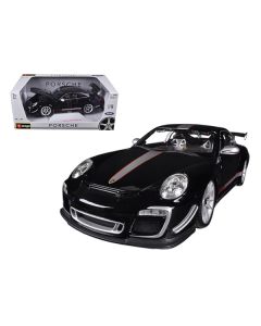 Bburago Porsche 911 GT3 RS 4.0 Black 1/18 Scale Diecast Model Car