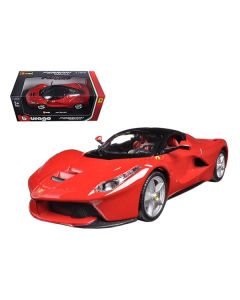 Bburago Ferrari LaFerrari F70 Red with Black Top 1/24 Diecast Model Car