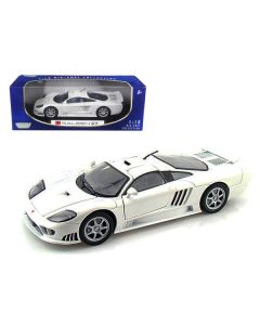 Motormax Saleen S7 White 1/18 Scale Diecast Model Car (9.5-Inch)