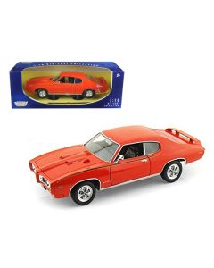 Motormax 1969 Pontiac GTO Judge - 1:18 Scale Diecast Model - Orange