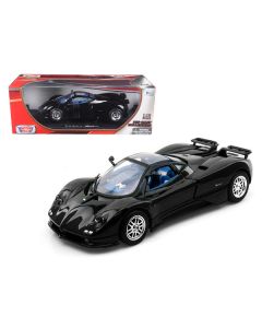 Motormax Pagani Zonda C12 Black 1/18 Scale Diecast Model Car