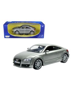 Motormax 2007 Audi TT Coupe Grey 1/18 Scale Diecast Model Car