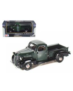 Motormax 1941 Plymouth Pickup - 1/24 Scale Diecast Model - Green