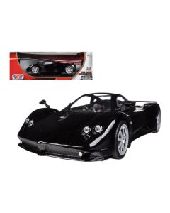 Motormax Pagani Zonda F Black 1/18 Scale Diecast Car Model - Detailed Replica