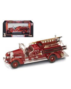 Road Signature 1938 Ahrens Fox VC Fire Engine - 1/43 Scale Diecast Model - Red