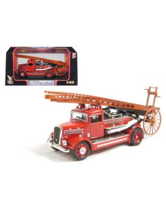 Road Signature 1938 Dennis Light Four Fire Engine - 1/43 Scale Diecast Model