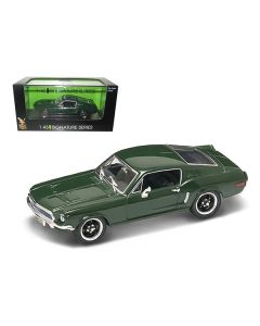 Road Signature 1968 Ford Mustang GT Green 1/43 Scale Diecast Model Car