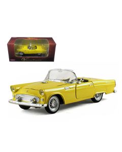 Arko 1955 Ford Thunderbird Convertible - Yellow Diecast Model (1/32 Scale, 5 Inches)