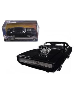 Jada Dom's 1970 Dodge Charger R/T - Black Fast & Furious 7 Movie - 1/24 Scale Diecast Model (MPN: 97059)