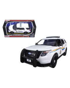 Motormax 2015 Ford Police Interceptor Utility RCMP White 1/24 Diecast Car Model