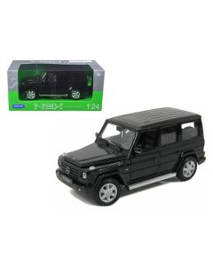 Welly Mercedes-Benz G-Class Wagon Black 1/24 Diecast Model Car - Authentic Replica