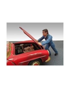 American Diorama Mechanic Ken Figurine - 3.75 Inch - 1/18 Scale