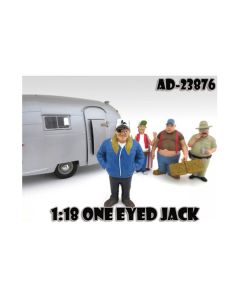 American Diorama One Eyed Jack "Trailer Park" 1:18 Scale Figurine - 4 Inch