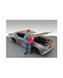 American Diorama Mechanic Dan Figurine - 3-Inch 1/24 Scale - Model 23904