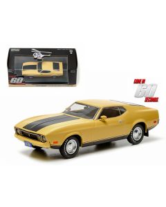 Greenlight 1973 Ford Mustang Mach 1 "Eleanor" (Gone in 60 Seconds) 1/43 Diecast Model - Yellow