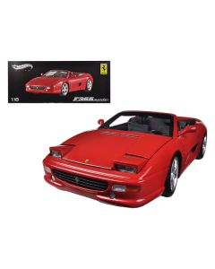 Hot Wheels Ferrari F355 Spider Convertible Red Elite Edition 1/18 Scale Diecast Car Model
