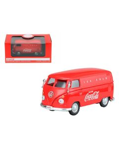 Motorcity Classics 1962 Volkswagen Coca-Cola Cargo Van - Red 1/43 Scale Diecast Model