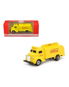 Motorcity Classics 1947 Coca Cola Delivery Bottle Truck - Yellow - 1/87 Scale Diecast