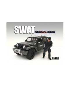 American Diorama SWAT Team Flash Figure - 1:18 Scale, 4-inch Model