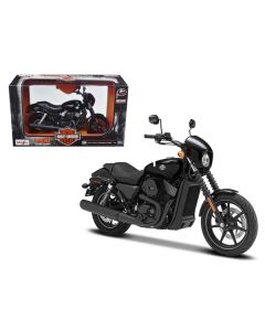 Maisto 2015 Harley Davidson Street 750 Motorcycle 1/12 Scale Diecast Model, Black