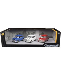 Cararama Mini Cooper 3-Piece Diecast Car Set - 1/43 Scale