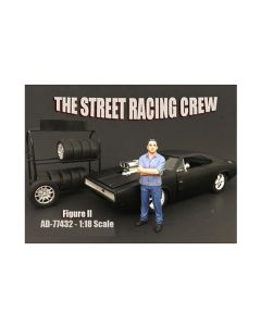 American Diorama Street Racing Crew Figure II (1:18 Scale, 4-inch)