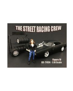 American Diorama: Street Racing Crew Figure IV - 4-inch Scale Model