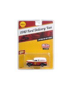 Johnny Lightning 1940 Ford Delivery Van "Shell" - 1/64 Scale Diecast Model Car
