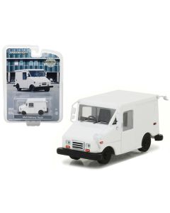 Greenlight LLV Long Life Mail Delivery Truck, Plain White, 1/64 Scale Diecast Model