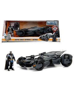 Jada 2017 Justice League Batmobile 1/24 Scale Diecast Model Car with Batman Figure - MPN 99232
