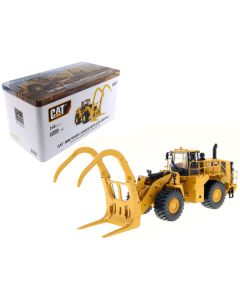 Diecast Masters CAT 988K Wheel Loader with Grapple & Operator, 1/50 Scale - High Line Series