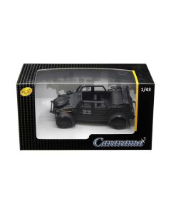 Cararama Volkswagen Kubelwagen Type 82 - 1/43 Scale Diecast - Black