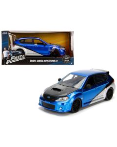 Jada Fast & Furious Brian's Subaru Impreza WRX STI - Blue & Silver, 1/24 Diecast