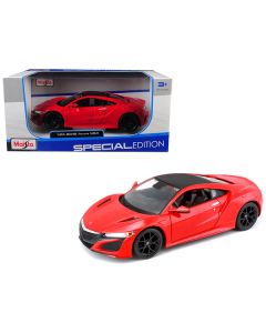 Maisto 2018 Acura NSX Red with Black Top 1/24 Diecast Model Car (MPN: 31234R)