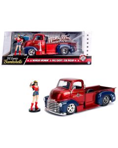 Jada 1952 Chevy COE Pickup Truck - Wonder Woman Bombshells Edition - 1/24 Scale Diecast