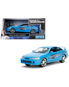 Jada Toys Mia's Acura Integra RHD 1/24 Diecast Model Car - Fast & Furious Blue