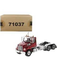 Diecast Masters Western Star 4700 SF Tandem Day Cab Tractor - Metallic Red - 1/50 Scale
